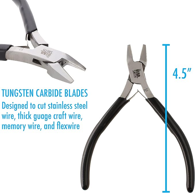 The Beadsmith Precision Series Pliers Set – 3-Piece Kit: Chain Nose, Round Nose - Image 4