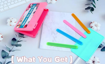 4 PCS Silicone Stir Sticks, Reusable Silicone Popsicle Sticks - Image 6