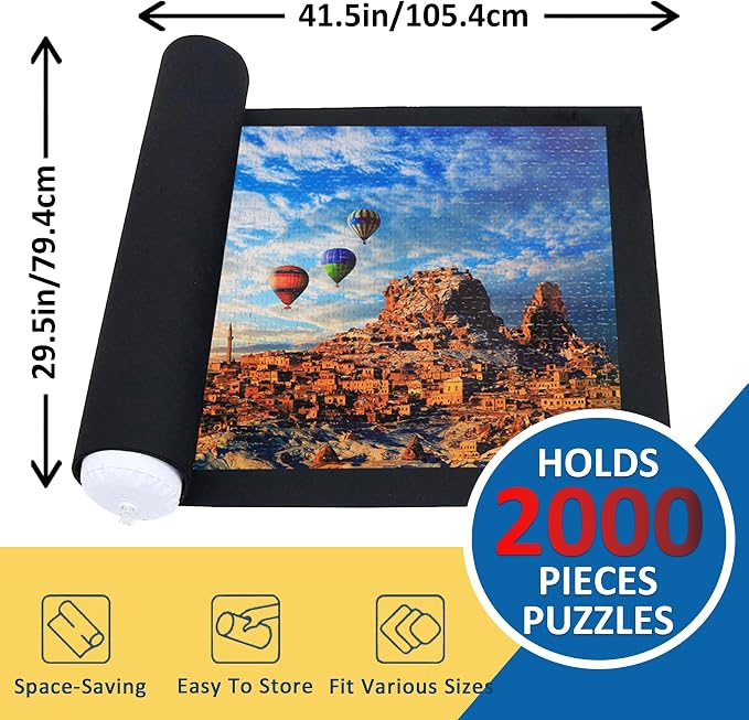 Puzzle Mat Roll Up Puzzles Board - Image 2