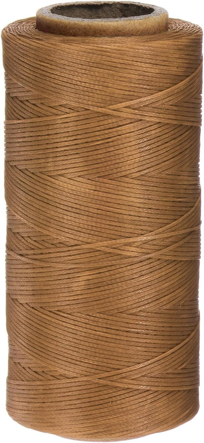 uxcell Leather Sewing Waxed Thread, 284 Yards / 260m 0.8mm 150D Flat Polyester by uxcell