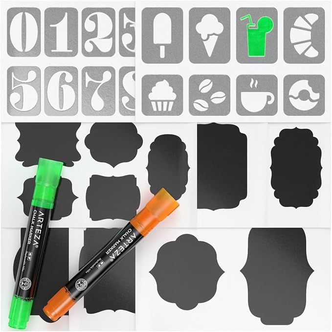 ARTEZA Liquid Chalk Markers, Erasable & Washable - Image 3