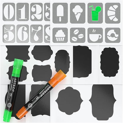 ARTEZA Liquid Chalk Markers, Erasable & Washable - Image 3