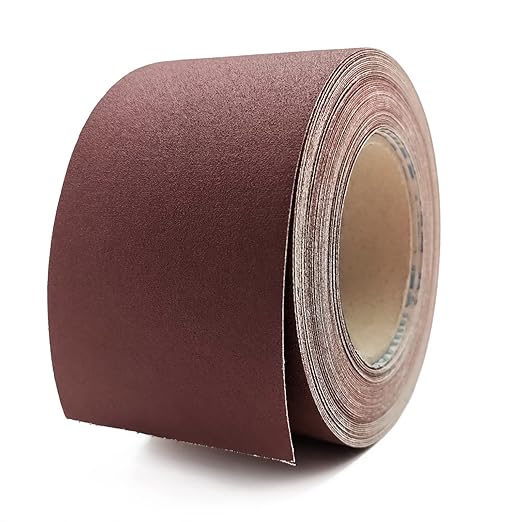 400 Grit Sandpaper Roll, 3 Inch x 49 Feet Emery Cloth Roll Aluminum Oxide by XHKDSYMC