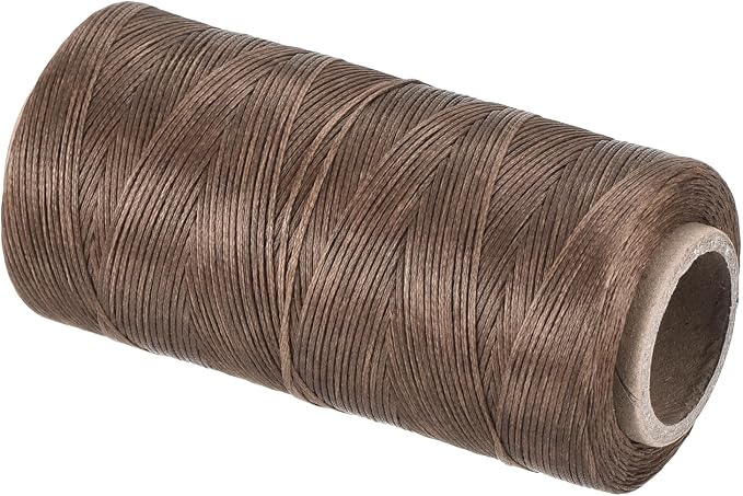 MECCANIXITY Waxed Thread, 284 Yard 0.8mm 150D Flat Wax Thread Polyester Waxed by MECCANIXITY