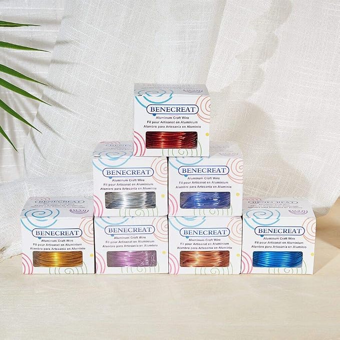 BENECREAT 17 Gauge Jewelry Craft Aluminum Wire 380 Feet Bendable Metal - Image 5