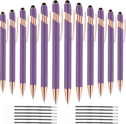 12 PCS 2 in 1 Stylus Ballpoint Pen by FIRCRE
