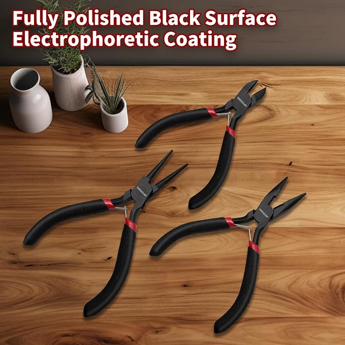 WISEUP 3 Pcs Jewelry Pliers Set - Image 5
