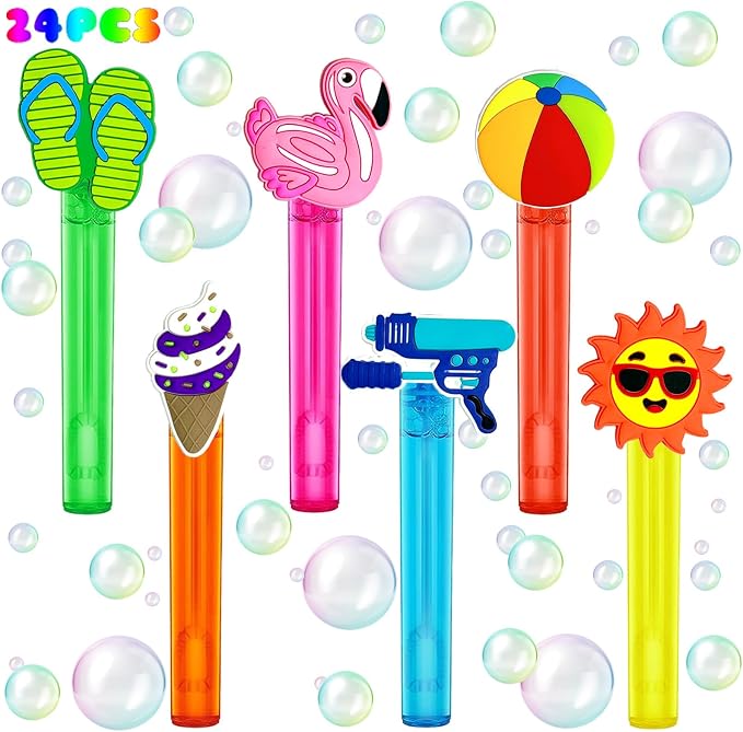 Pool Party Favors, Beach Bubble Wand by uoyoi