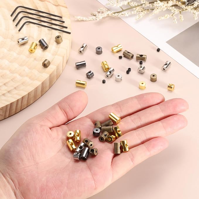 MECCANIXITY 40 Pcs Metal Locking Pin Backs, Locking Pin Keepers Clasp 9mm - Image 3