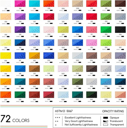 MEEDEN Soft Oil Pastels Set: 72 Vibrant Colors Oil Pastels - Image 2