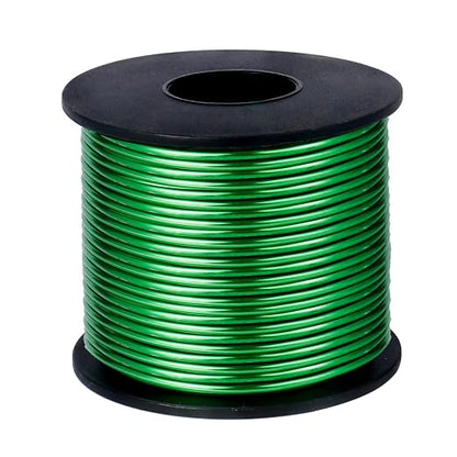 Aluminum Craft Wire, 95 Feet 2.0mm/ 14 Gauge Green Bendable Soft Metal Aluminum - Image 5