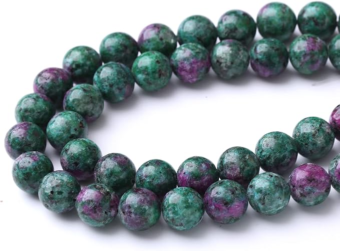45PCS 8MM Natural Epidote Zoisite Stone Beads Round Loose Stone Beads - Image 3