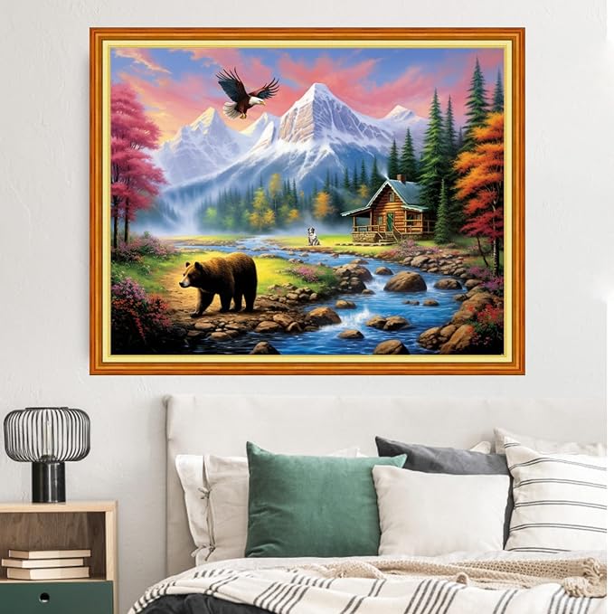 Dimxvean Stamped Cross Stitch Kits, Cross Stitch Kits - Image 2