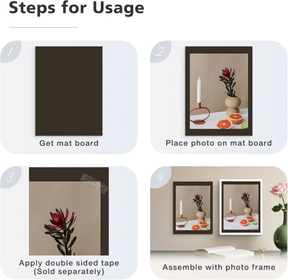 Golden State Art, 9x12 Uncut Photo Mat Matboard - Image 6