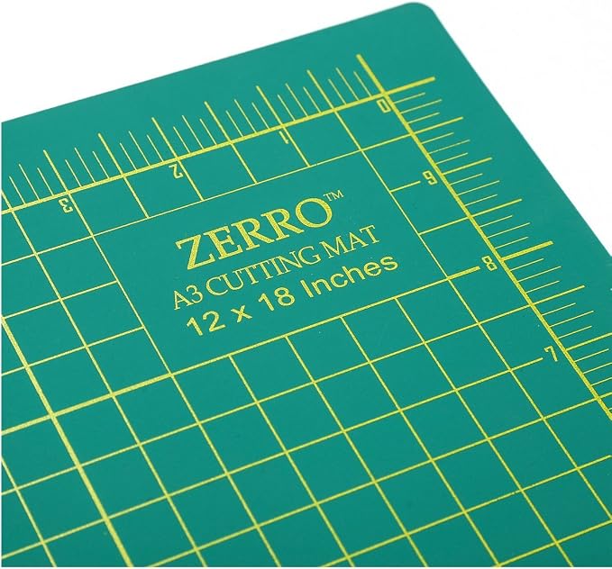 ZERRO Self Healing Cutting Mat 12" x 18" Double Sided No-Slip Rotary Cutting - Image 3