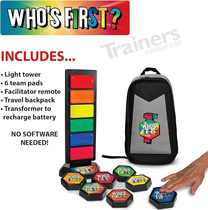 Trainers Warehouse Who's First? v3 Wireless Game 6 Buzzer System | Foster - Image 5