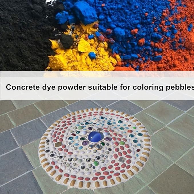 GOODTAKE Concrete Pigment, Dark Grey Iron Oxide Pigment Powder, Concrete Cement - Image 9