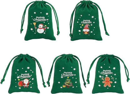 Tapleap Christmas Bags with Drawstring by Tapleap