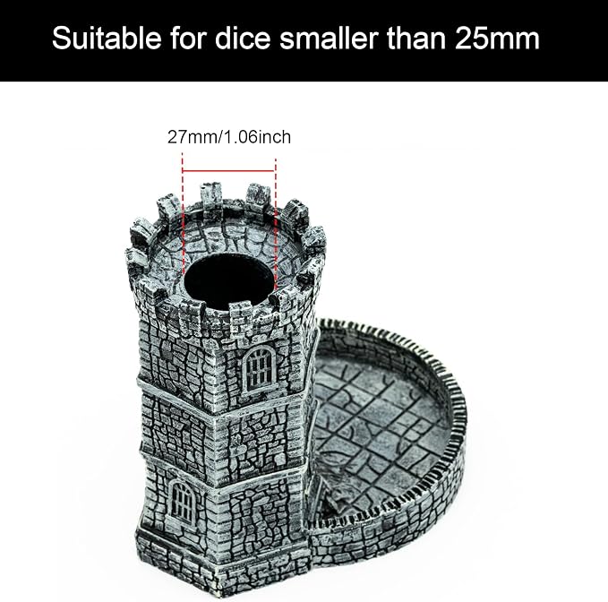 Dice Tower D&D Castle Dice Rolling Tower - Image 5