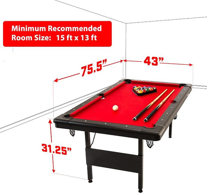 GoSports 6, or 8 ft Billiards Tables - Image 4