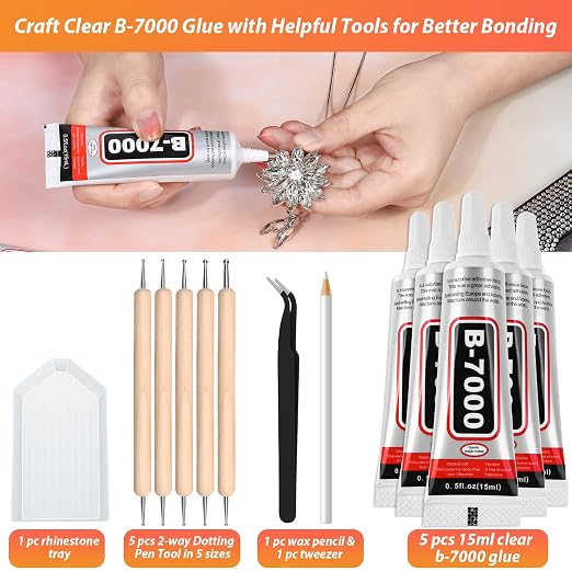 B7000 Clear Adhesive with Precision Tips - Image 3