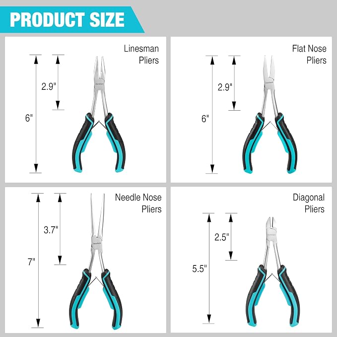 DURATECH 4PCS Long Reach Pliers Set - Image 2