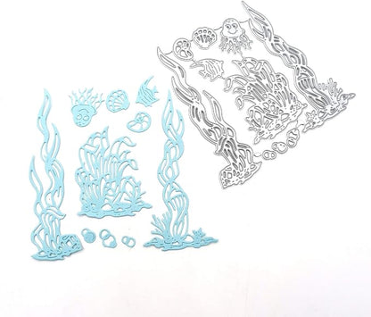Metal Sea Grass Seaweed Coral Tropical Fish Cutting Dies, Jellyfish Shell Fish - Image 4