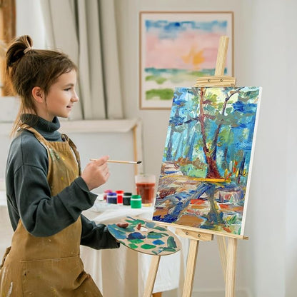 1Pcs Wooden Easel for Painting-Adjustable Easel Stand for Painting and Canvas - Image 6