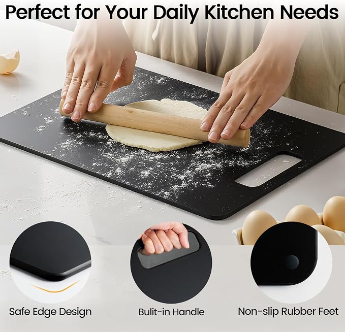 Cutting Boards for Kitchen, Wood Fiber Composite Cutting Board, Dishwasher Safe - Image 5