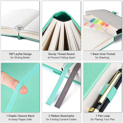 5 Pack Graph Paper Notebook, 312 Numbered Pages Graph Notebook Bulk, 100gsm No - Image 4