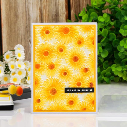 BAOFALI 3D Embossing Folder for Card Making, Beautiful Sunflower Plastic - Image 8