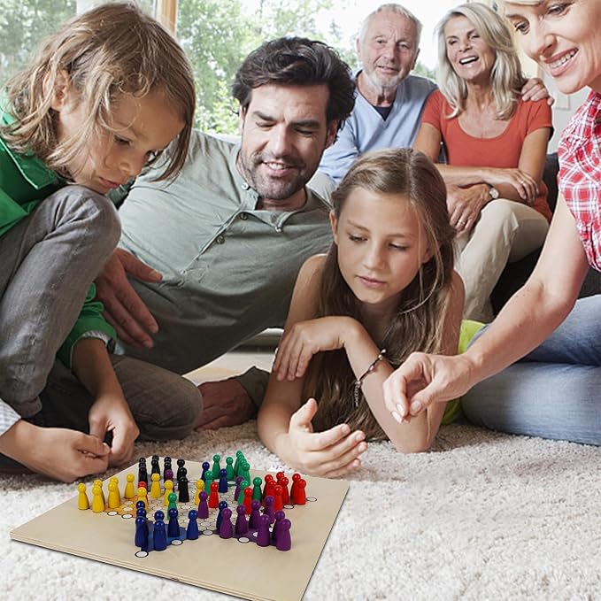 Juegoal 7-in-1 Wooden Board Game Set - Image 7
