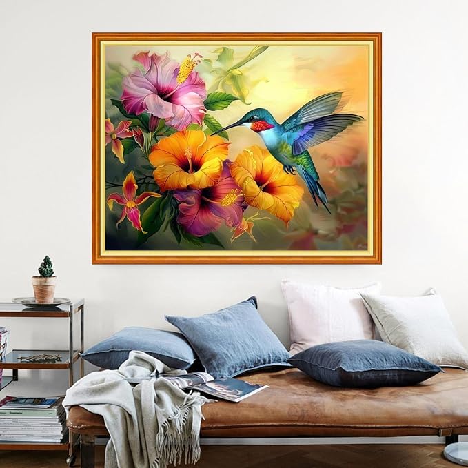 Dimensean Stamped Cross Stitch Kits Full Range of Embroidery Patterns Starter - Image 2