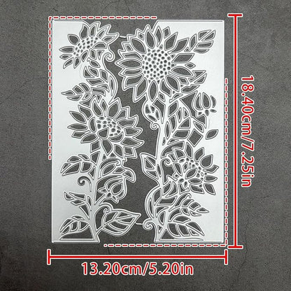 Lapoo Metal Cutting Die for Scrapbooking, 3D Backgrounds Frame New Cutting Dies - Image 2