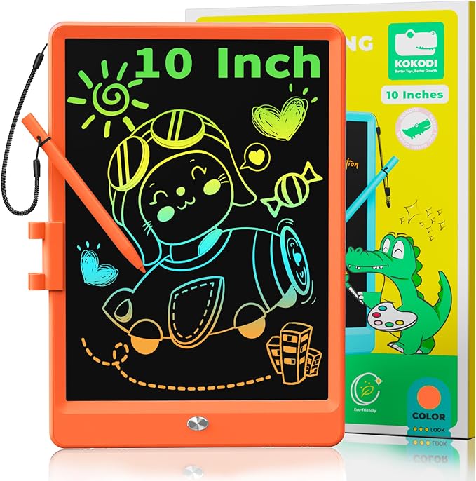 KOKODI LCD Writing Tablet, 10 Inch Colorful Doodle Board Drawing Tablet - Image 8