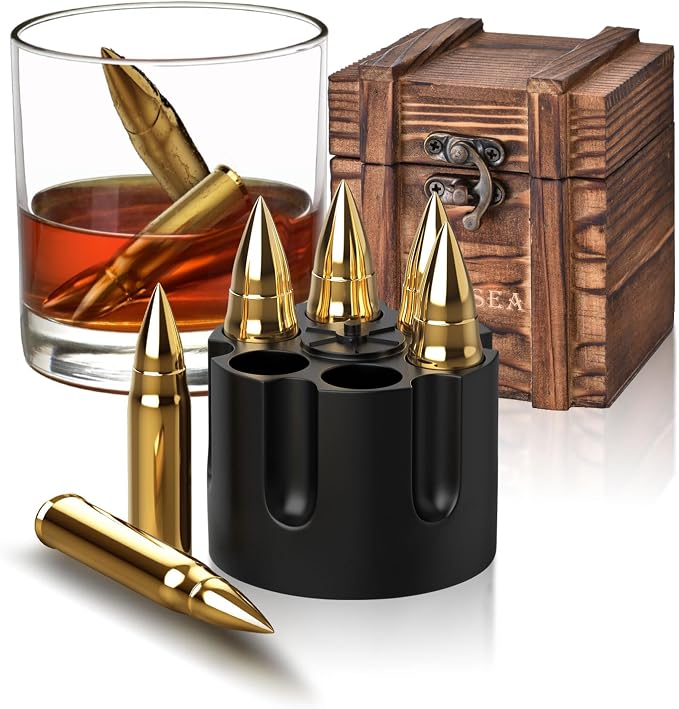Gifts for Men Dad Husband, Whiskey Stones, Unique Christmas Anniversary by Oaksea