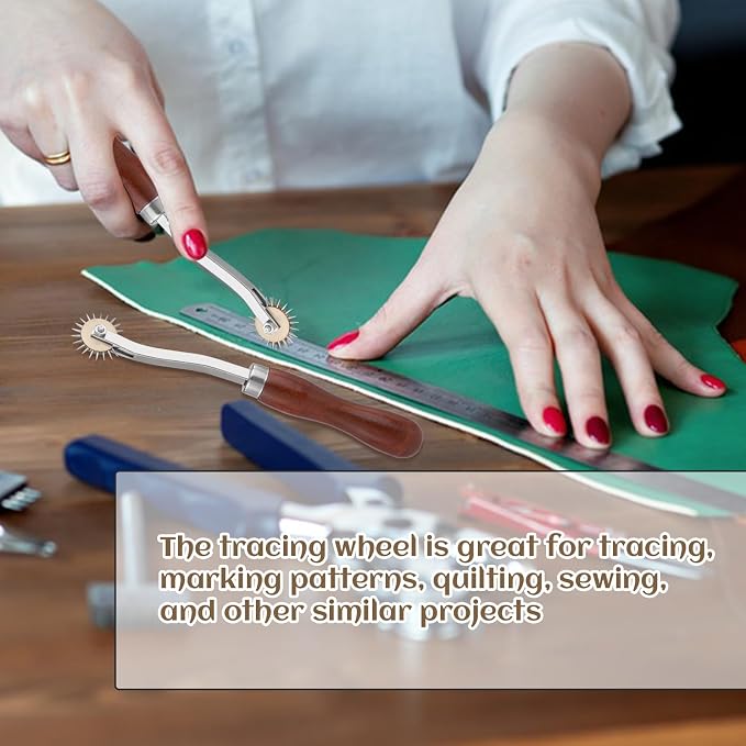LUNARM 2 PCS Tracing Wheel Sewing Tool - Image 6