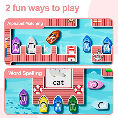 Magnetic Alphabet Maze, Montessori Magnetic Maze Board, Alphabet Puzzle Toddler - Image 5