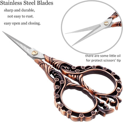 BIHRTC 4.5Inch Small Sewing Scissors Cross Crochet Scissor - Image 2