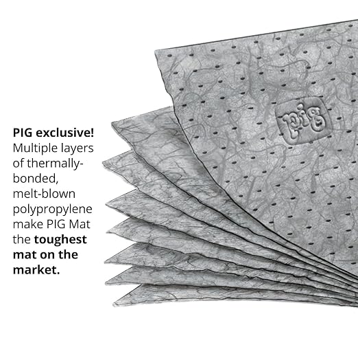 PIG Absorbent Mat Roll in a Dispenser Box by | 15" x 150' Oil Absorbent Mat - Image 6