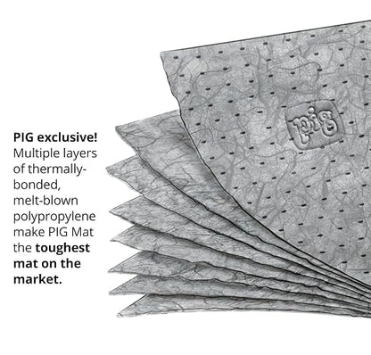 PIG Absorbent Mat Roll in a Dispenser Box by | 15" x 150' Oil Absorbent Mat - Image 6