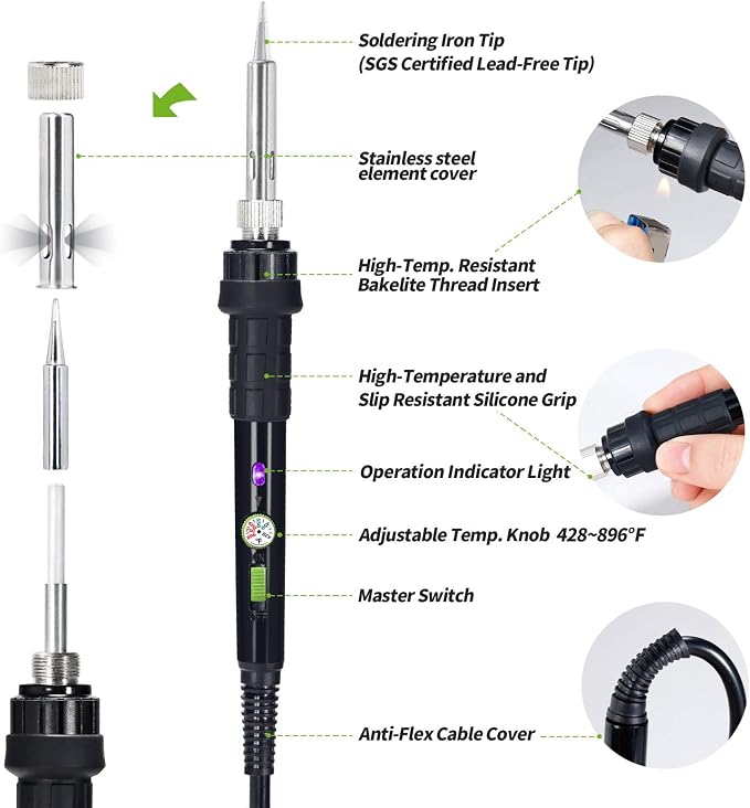 YIHUA 947-III Soldering Iron Kit - Image 4