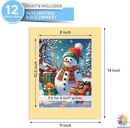 Mat Board Center, 11X14 Mix Color Mats - Image 2