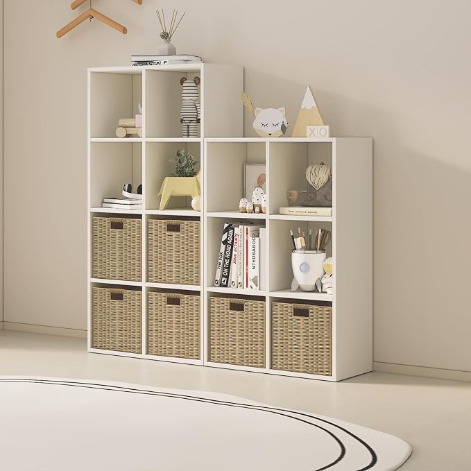 Wood Cube Storage Organizer Closet Cabinet - Image 8