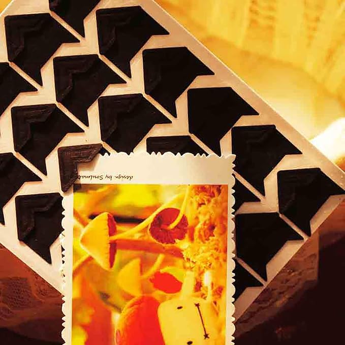 10 Sheet Photo Corners Self Adhesive PVC Paper Photo Foto Corner Stickers - Image 6