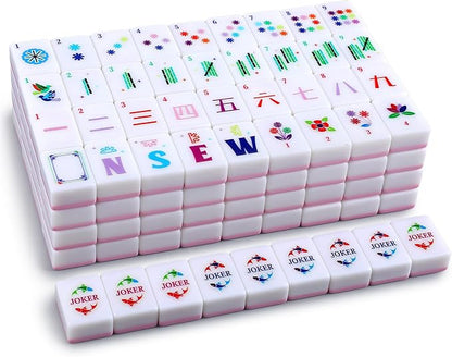 American Mahjong Set 160 Quality White Tiles American Mahjong Game Set - Image 8