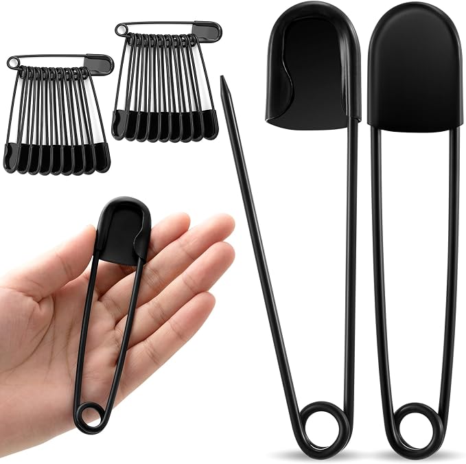 Juexica 20 Pcs 5 Inch Jumbo Stainless Steel Safety Pins Large Heavy Duty Huge by Juexica