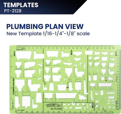 Pacific Arc, Plumbing Plan View, 1/16-1/4"-1/8" Scale - Image 2