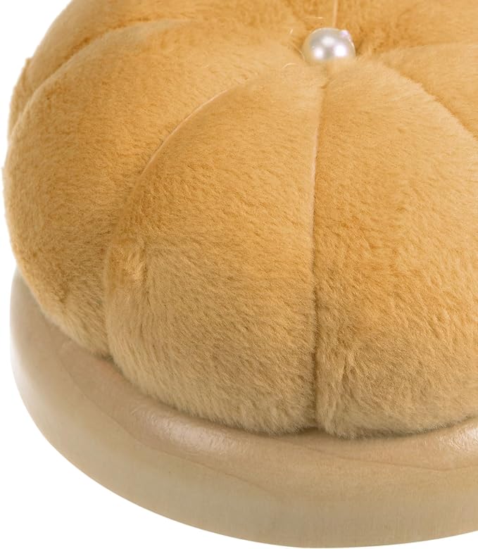 HARFINGTON Wooden Base Needle Pincushions Japanese Style Pin Cushions Round Pin - Image 4