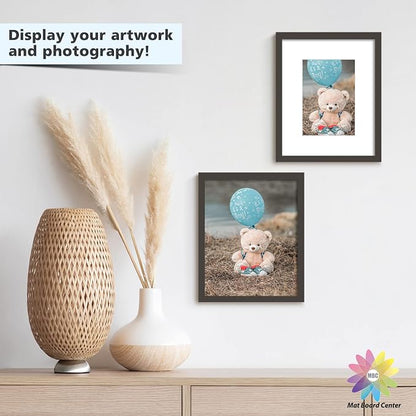 Mat Board Center, 8x10 for 5x7 White Picture Mat Sets - Image 7